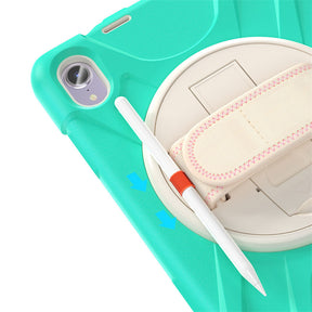 Onepiece iPad Mini 6 Case 8.3 Inch Shockproof Cover with Handle Strap Shoulder Strap-Mint Green