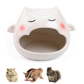 Small Animal Ceramic House Summer Cool Hideout-SleepingAngel