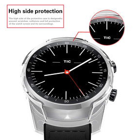 Case For TicWatch Pro Ultra-Light Protective Case Anti-Scratch Bumper Cover - Clear