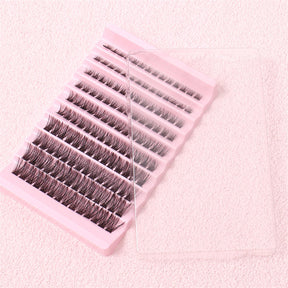 DIY Lash Clusters 112 Clusters False Eyelash Extensions Natural Look Fluffy Wispy Eyelashes (Cirrus,8-16mm Mix)