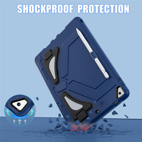 iPad Case Heavy Duty with Kickstand for iPad 10.2 inch 2021/2020/2019-NavyBlue