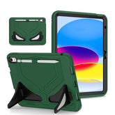 Kids Case Heavy Duty Shockproof with Kickstand for iPad 10th 2022-GreenBlack