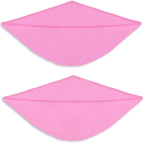 2 Packs Stuffed Animals Jumbo Toy Storage Hammock-Pink