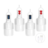 4 Pack Rechargeable LED Camping Lantern With Hanging Hooks-7813