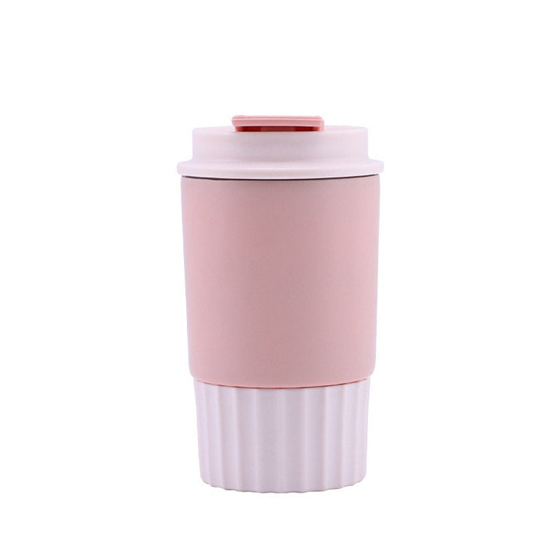 12oz Travel Mug with Leakproof Lid Ideal for Hot/Ice Coffee-Pink2