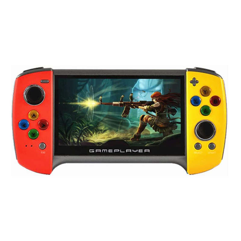 5.1 in Retro Handheld Video Game Console Built-in 10000+ Games for Camera Video-Yellow