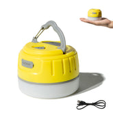 Portable LED Camping Light Magnetic Base for Hurricane Emergency Hiking-Yellow