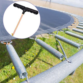 2 Pack Trampoline Spring Pull Tool Adjustment T-Hook Spring Pull Kit