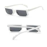 2 Packs Pixel Sunglasses Birthday Party Favors for Kids and Adults-White