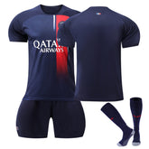 Paris Home Jersey 23/24 Soccer Training Costume for Adults Kids