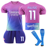 AC Milan Second Away Jersey PULISIC #11 Soccer Jersey Kits for Adult Kids