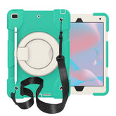 iPad Case For iPad 10.2 with 360¡ãSwivel Stand-Mint Green