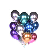 50pcs 12 Inch Metallic Latex Balloons Party Balloons for Party Birthday -Mixed