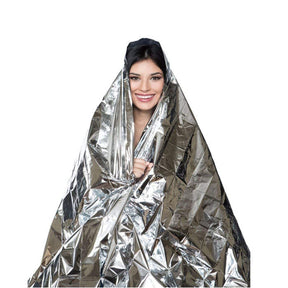 3-Pack Emergency Thermal Blankets For Outdoors
