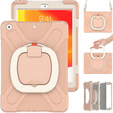 B-OnePiece iPad Case+Neck Strap For iPad Pro 10.5/Air3 10.5-Rose Gold