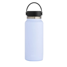 Stainless Steel Thermos Cup Wide Mouth Water Bottle for Outdoor Travel-Fog