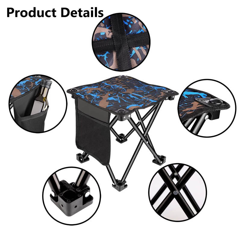 Small Folding Stool with Carry Bag for Camping Fishing