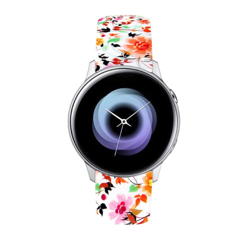 Silicone Printed Pattern Sports Bands For Samsung Gear S2 Classic Samsung Galaxy Watch 42mm(Printed16)