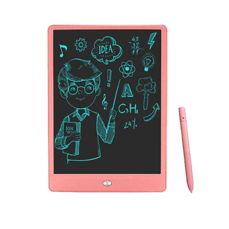 LCD Writing Tablet Doodle Board 10Inch Drawing Tablet Toys Girls Boys-Pink