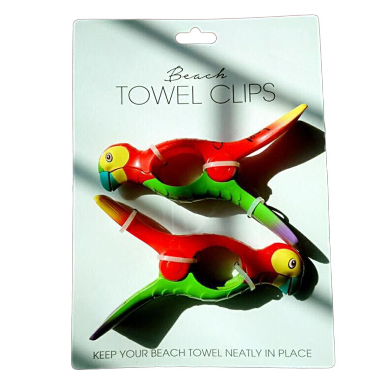 Home & Living4 Pcs Beach Towel Clips Parrot Towel Holders Patio or Pool Accessories