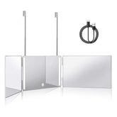 Home & Living3 Way LED Mirror with Height Adjustable Hook for Makeup Hair Styling