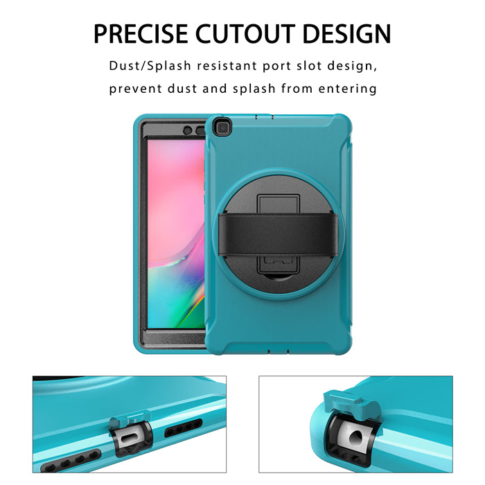 Spider Man 3-Layer Heavy Duty Case For Samsung Tab A 8inch (2019) T290/T295-Light Blue