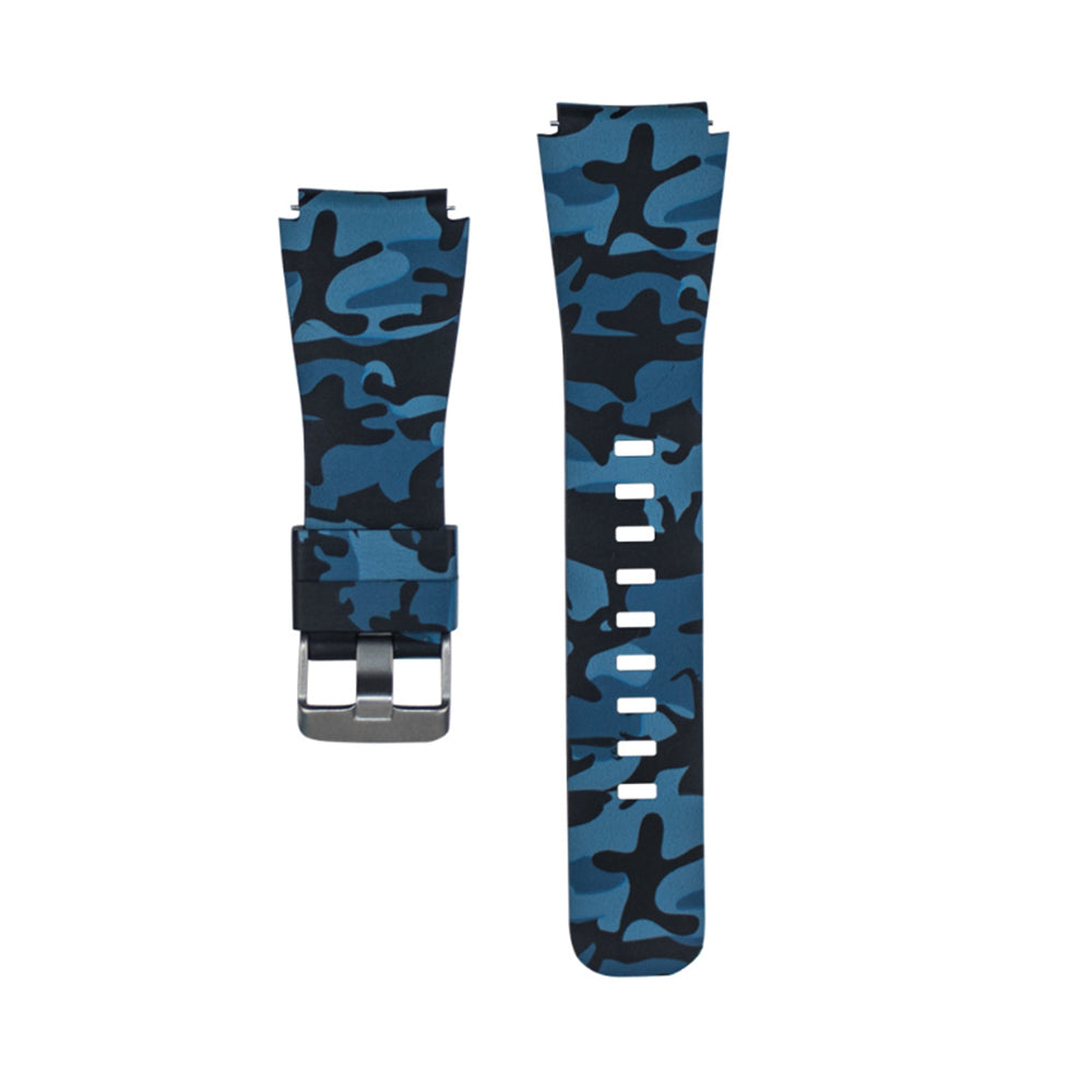 Silicone Printed Pattern Bands Square Buckle For Samsung S3/Galaxy Watch 46mm(Printed8)