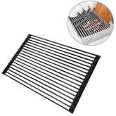 Over The Sink Multipurpose Roll-Up Dish Drying Rack 52*33CM-Black