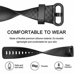 Watch Band For Fitbit Charge 3 Smart Watch Replacement Accessories-Rock Cyan