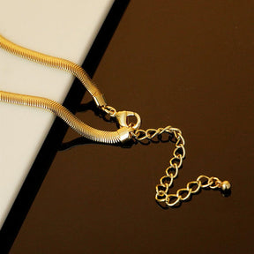 Herringbone Thick Necklace Snake Chain for Women Jewelry