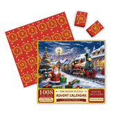 Advent Calendar 2023 Christmas Jigsaw Puzzles Countdown Calendars in 24 Boxes-E