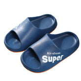 Toddler Girls Boys Non-Slip Shower Slippers Summer Beach Pool Water Shoes-DarkBlue