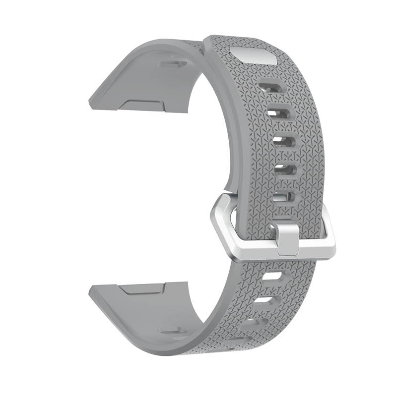 Soft Silicone Band For Fitbit Ionic Smart Watch Replacement Accessories-Light Grey