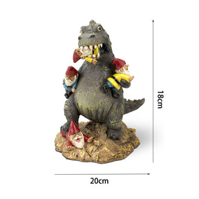 Hilarious Lawn Gnome Godzilla Patio Lawn Yard Garden Decoration