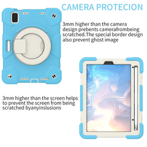 iPad Case For iPad Mini 6 with 360¡ãSwivel Stand-Sky Blue