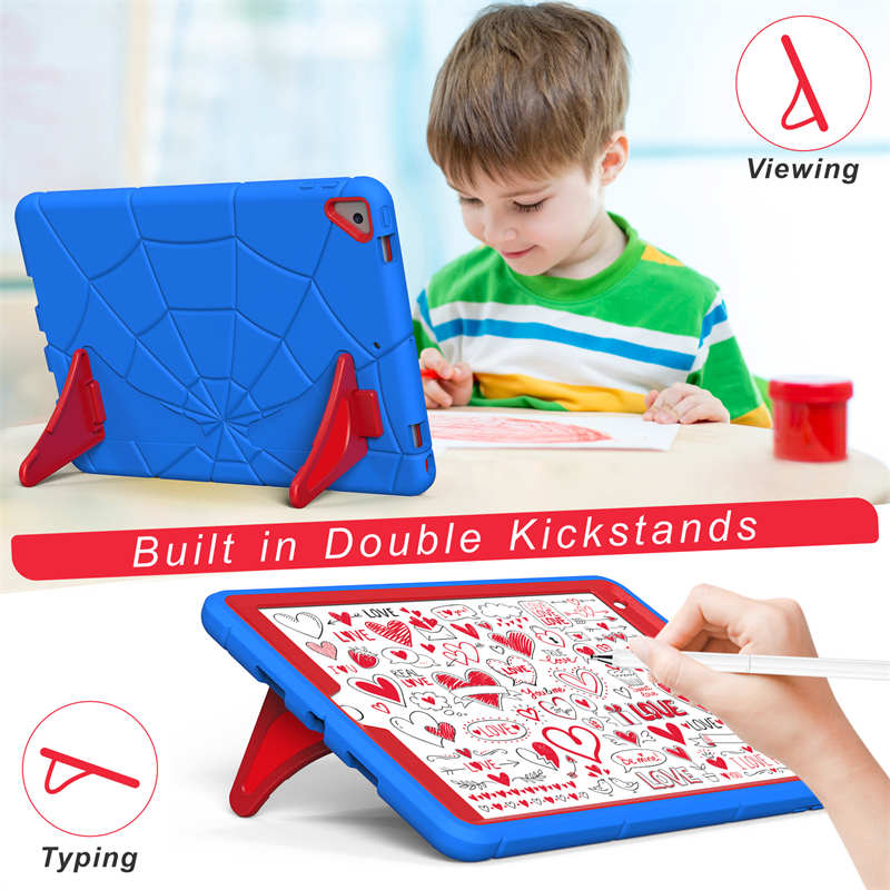 Spiderman iPad Case with Kickstand for ipad 10.2 Inch 2021/2020/2019-BlueRed