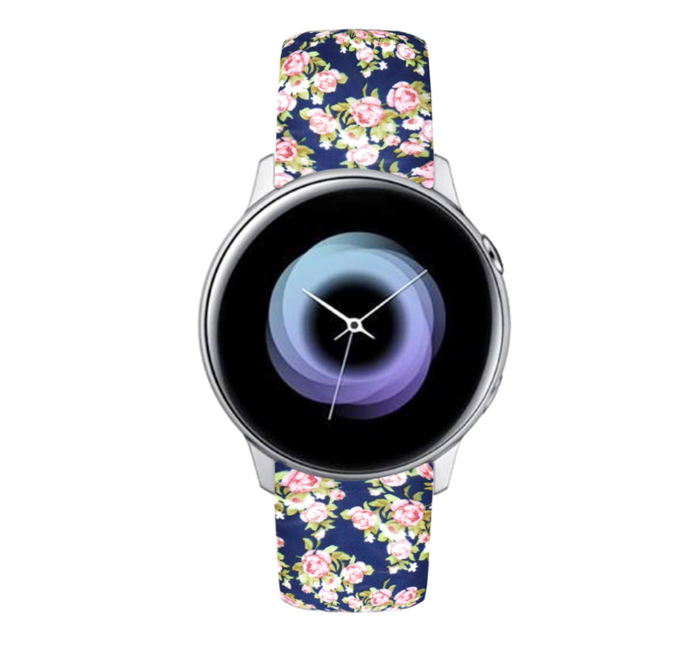 Silicone Printed Pattern Bands Square Buckle For Samsung S3/Galaxy Watch 46mm(Printed13)