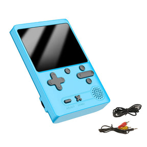 Retro Handheld Game Console 500 Classic FC Games Support Connecting TV-Blue