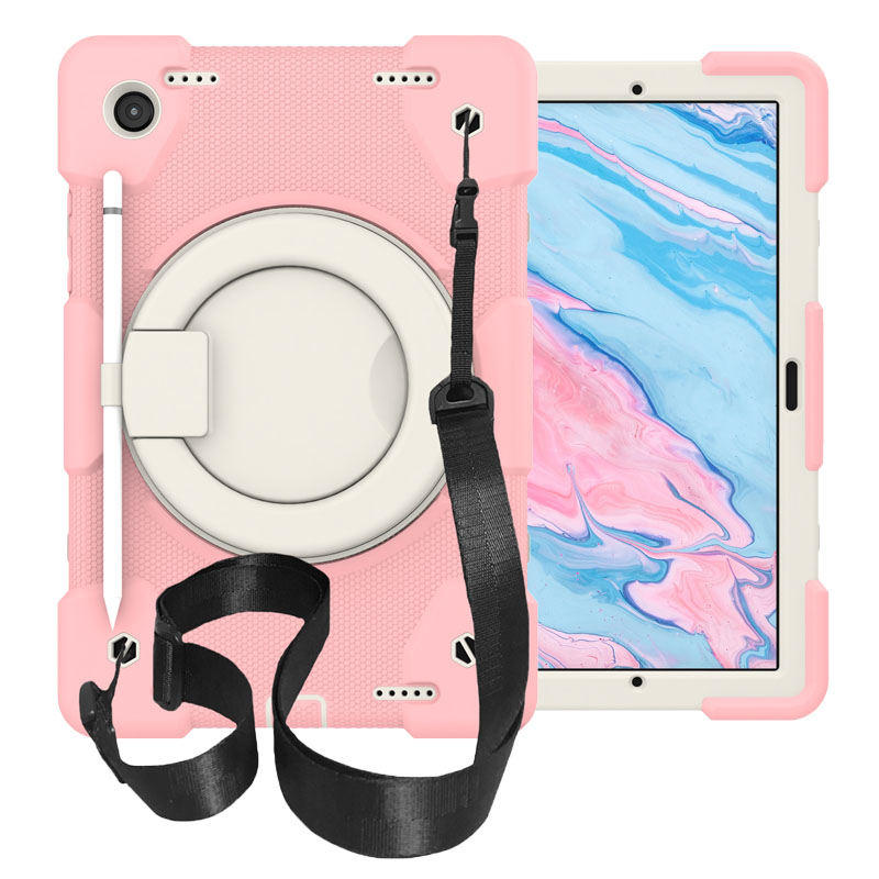 Tab A 8 X200/X205 Samsung Tablet Case with 360¡ãSwivel Stand-Cherry Blossom Powder