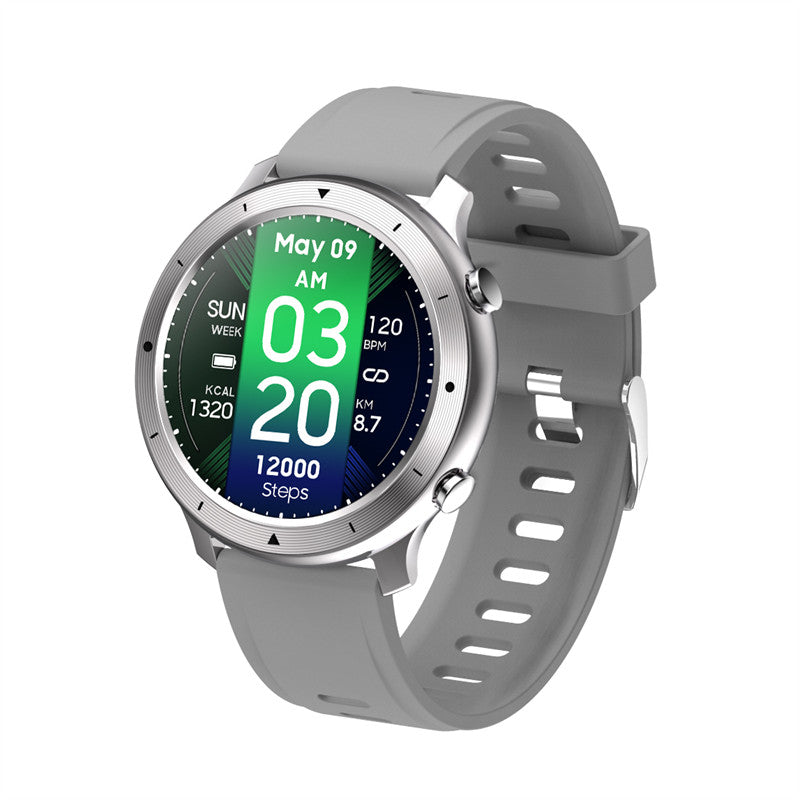 F87 Smart Watch with Bluetooth Call Music Body Energy Monitoring-Grey