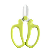 Professional Garden Scissors Teflon Coating with Comfort Grip Handle Garden Plants Pruning Tool -Green