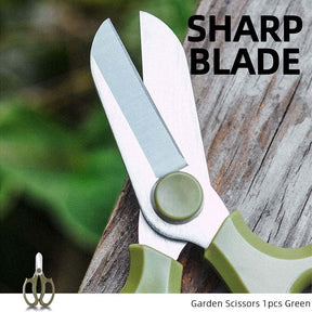 Home & LivingFloral Scissors Premium Steel Garden Plant Trimming Tools for Gardening Flower Arrangement - -Green