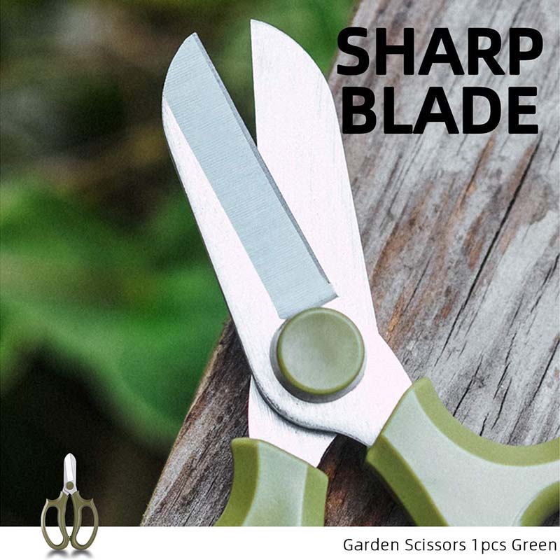 Home & LivingFloral Scissors Premium Steel Garden Plant Trimming Tools for Gardening Flower Arrangement - -Green