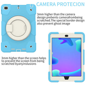 iPad Case For iPad 9.7/Air 2 with 360¡ãSwivel Stand-Sky Blue
