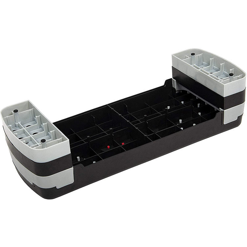 Home Rhythm Pedal Adjustable Workout Aerobic Stepper Step Platform Trainer-Gray