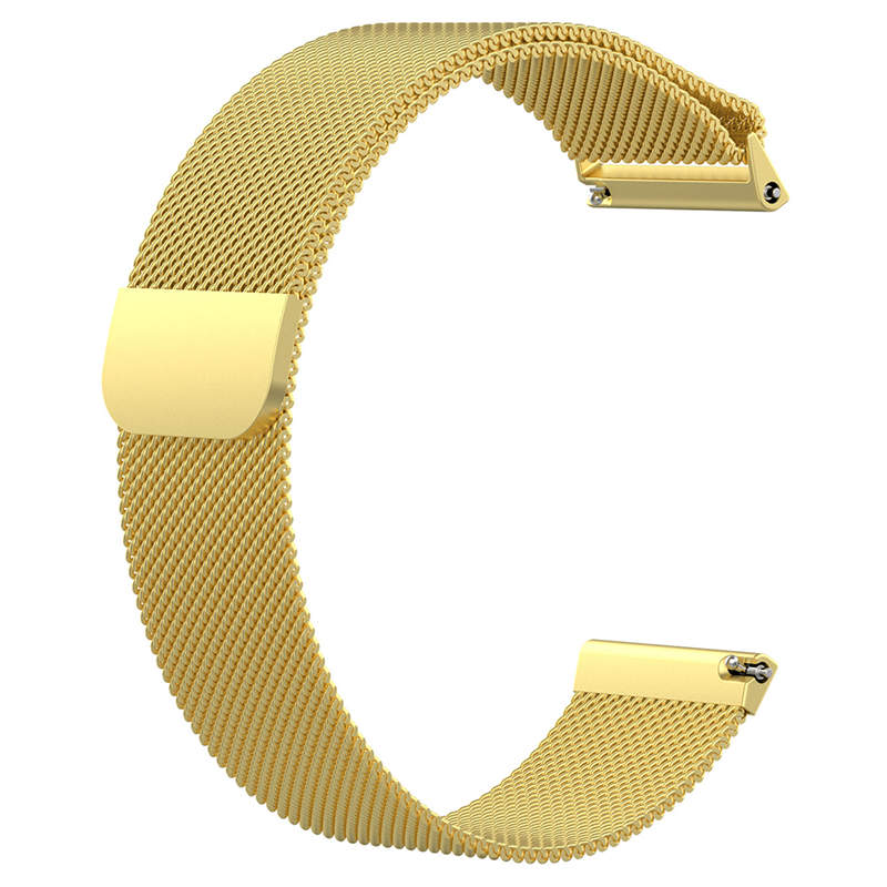 Magnetic Stainless Steel Strap For Fitbit Versa Smart Watch-Gold
