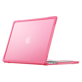 Shockproof Case Solid Color Compatible with Macbook Air 15 2023 A2941-Rose