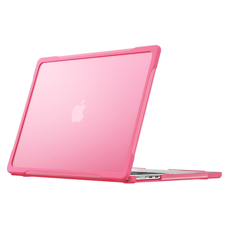 Shockproof Case Solid Color Compatible with Macbook Air 15 2023 A2941-Rose