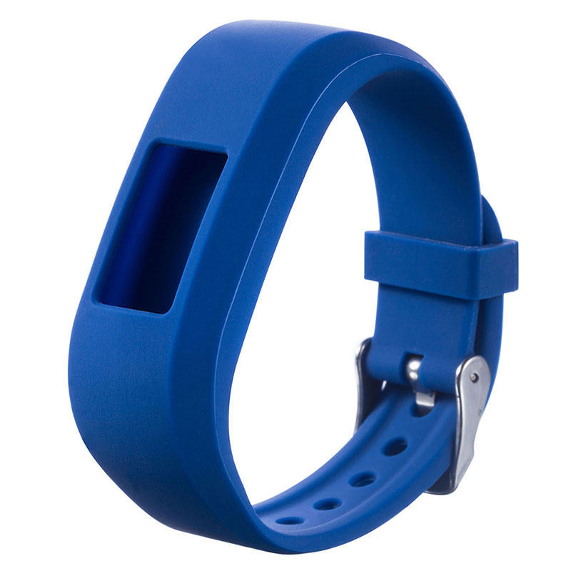 Silicone Replacement Watch Band For Garmin Vivofit 3-Dark Blue