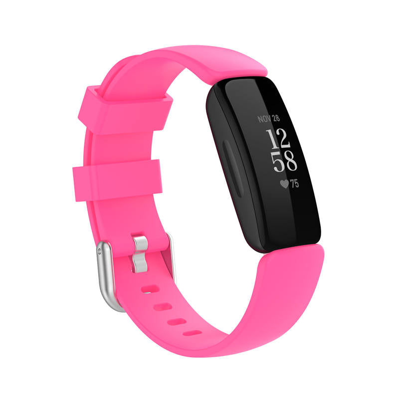 Sport Strap For Fitbit Inspire 2 Silicone Loop Smart Watch Accessories-Pink